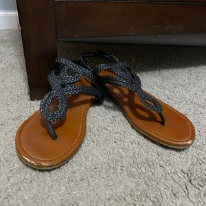 Black/Tan women’s Sandels